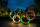 The Olympic rings are seen lit outside the Japan Olympic Museum in Tokyo on May 17, 2021. (Photo by Philip FONG / AFP) (Photo by PHILIP FONG/AFP via Getty Images)
