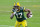 GREEN BAY, WISCONSIN - JANUARY 24: Davante Adams #17 of the Green Bay Packers runs with the ball in the fourth quarter against the Tampa Bay Buccaneers during the NFC Championship game at Lambeau Field on January 24, 2021 in Green Bay, Wisconsin. (Photo by Dylan Buell/Getty Images)