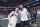 LOS ANGELES, CA - MAY 25: Luka Doncic #77 of the Dallas Mavericks poses with  Dallas Mavericks Legend, Dirk Nowitzki after the game against the LA Clippers during Round 1, Game 2 of the 2021 NBA Playoffs on May 25, 2021 at STAPLES Center in Los Angeles, California. NOTE TO USER: User expressly acknowledges and agrees that, by downloading and/or using this Photograph, user is consenting to the terms and conditions of the Getty Images License Agreement. Mandatory Copyright Notice: Copyright 2021 NBAE (Photo by Juan Ocampo/NBAE via Getty Images)