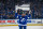TAMPA, FL - JULY 7: Nikita Kucherov #86 of the Tampa Bay Lightning hoists the Stanley Cup overhead after the Tampa Bay Lightning defeated the Montreal Canadiens in Game Five to win the best of seven game series 4-1 during the Stanley Cup Final of the 2021 Stanley Cup Playoffs at Amalie Arena on July 7, 2021 in Tampa, Florida. (Photo by Scott Audette/NHLI via Getty Images)