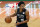 Brooklyn Nets' Spencer Dinwiddie plays against the Boston Celtics during the first half of an NBA basketball game, Friday, Dec. 25, 2020, in Boston. (AP Photo/Michael Dwyer)