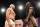 WBC Heavyweight Champion Tyson Fury, left and Deontay Wilder face off at a news conference in Los Angeles on Tuesday, June 15, 2021, In anticipation of their third heavyweight championship showdown. WBC Heavyweight Champion Tyson "The Gypsy King" Fury and former longtime heavyweight champion Deontay "The Bronze Bomber" Wilder went face-to-face at a Los Angeles press conference ahead of their bout scheduled for July 24 in Las Vegas. (AP Photo/Richard Vogel)