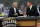 FILE - In this Oct. 11, 2014, file photo, ESPN College GameDay hosts Lee Corso, left, and Kirk Herbstreit confer during the telecast from The Junction prior to Mississippi State playing Auburn in an NCAA college football game in Starkville, Miss. This week the Cornhuskers are front and center. Their game against No. 5 Ohio State on Saturday night was always going to be a big one. Add a visit from ESPN’s “College GameDay” show in the morning, and it becomes huge. (AP Photo/Rogelio V. Solis, File)
