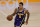 Los Angeles Lakers forward Kyle Kuzma (0) controls the ball during an NBA basketball game against the New York Knicks Tuesday, May 11, 2021, in Los Angeles. (AP Photo/Ashley Landis)