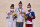 (From L) Bronze medallist USA's Sunisa Lee, gold medallist Belgium's Nina Derwael and silver medallist Russia's Anastasiia Iliankova pose on the podium of the artistic gymnastics women's uneven bars final of the Tokyo 2020 Olympic Games at the Ariake Gymnastics Centre in Tokyo on August 1, 2021. (Photo by Jeff PACHOUD / AFP) (Photo by JEFF PACHOUD/AFP via Getty Images)