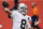 Las Vegas Raiders quarterback Marcus Mariota (8) warms up before an NFL football gameagainst the Denver Broncos, Sunday, Jan. 3, 2021, in Denver. (AP Photo/David Zalubowski)