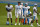 ALLEN PARK, MI - AUGUST 10: Detroit Lions Jalen Elliott safety (42), Detroit Lions Alex Brown cornerback (27), and Detroit Lions safety Booby Price (47) wait their turn to run drills during Detroit Lions Training Camp on August 10, 2021 at Lions Practice Facility in Allen Park, MI (Photo by Allan Dranberg/Icon Sportswire via Getty Images)