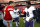 KANSAS CITY, MISSOURI - DECEMBER 09:  Quarterback Patrick Mahomes #15 of the Kansas City Chiefs shakes hands with quarterback Lamar Jackson #8 of the Baltimore Ravens after the Chiefs defeated the Ravens 27-24 in overtime to win the game at Arrowhead Stadium on December 09, 2018 in Kansas City, Missouri. (Photo by Jamie Squire/Getty Images)