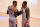 WASHINGTON, DC - MAY 16: Russell Westbrook #4 and Bradley Beal #3 of the Washington Wizards celebrate after defeating the Charlotte Hornets at Capital One Arena on May 16, 2021 in Washington, DC. NOTE TO USER: User expressly acknowledges and agrees that, by downloading and or using this photograph, User is consenting to the terms and conditions of the Getty Images License Agreement. (Photo by Will Newton/Getty Images)