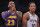 LOS ANGELES, CA - DECEMBER 05:  LeBron James #23 of the Los Angeles Lakers and DeMar DeRozan #10 of the San Antonio Spurs react to a call during a 121-113 Laker win at Staples Center on December 5, 2018 in Los Angeles, California.  NOTE TO USER: User expressly acknowledges and agrees that, by downloading and or using this photograph, User is consenting to the terms and conditions of the Getty Images License Agreement.  (Photo by Harry How/Getty Images)