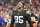 Cleveland Browns defensive end Myles Garrett walks on the field at halftime of an NFL football game against the Denver Broncos, Thursday, Oct. 21, 2021, in Cleveland. The Browns won 17-14. (AP Photo/David Richard)