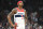 TORONTO, ON - OCTOBER 20: Bradley Beal #3 of the Washington Wizards looks on during the first half of their basketball game against the Toronto Raptors at Scotiabank Arena on October 20, 2021 in Toronto, Canada. User expressly acknowledges and agrees that, by downloading and/or using this Photograph, user is consenting to the terms and conditions of the Getty Images License Agreement. (Photo by Mark Blinch/Getty Images)