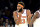 NEW YORK, NEW YORK - OCTOBER 24:  Mitchell Robinson #23 of the New York Knicks reacts in the first half against the Orlando Magic at Madison Square Garden on October 24, 2021 in New York City. NOTE TO USER: User expressly acknowledges and agrees that, by downloading and or using this photograph, user is consenting to the terms and conditions of the Getty Images License Agreement. (Photo by Steven Ryan/Getty Images)