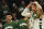 MILWAUKEE, WISCONSIN - OCTOBER 10: Brook Lopez #11 of the Milwaukee Bucks reacts after a basket against the Oklahoma City Thunder in the first half during a preseason game at Fiserv Forum on October 10, 2021 in Milwaukee, Wisconsin. NOTE TO USER: User expressly acknowledges and agrees that, by downloading and or using this photograph, user is consenting to the terms and conditions of the Getty Images License Agreement. (Photo by Patrick McDermott/Getty Images)