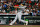 HOUSTON, TEXAS - OCTOBER 02: Matt Olson #28 of the Oakland Athletics bats in the first inning against the Houston Astros at Minute Maid Park on October 02, 2021 in Houston, Texas. (Photo by Tim Warner/Getty Images)
