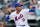 New York Mets' Marcus Stroman (0) pitches during the first inning in the first game of a doubleheader against the Miami Marlins Tuesday, Sept. 28, 2021, in New York. (AP Photo/Frank Franklin II)