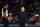 New York Knicks head coach Tom Thibodeau reacts after a call against the Knicks during the first half of an NBA basketball game against the Houston Rockets in New York, Saturday, Nov. 20, 2021. (AP Photo/Noah K. Murray)