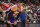 DETROIT, MI - NOVEMBER 21: Russell Westbrook #0 of the Los Angeles Lakers looks on during the game against the Detroit Pistons on November 21, 2021 at Little Caesars Arena in Detroit, Michigan. NOTE TO USER: User expressly acknowledges and agrees that, by downloading and/or using this photograph, User is consenting to the terms and conditions of the Getty Images License Agreement. Mandatory Copyright Notice: Copyright 2021 NBAE (Photo by Chris Schwegler/NBAE via Getty Images)