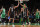 BOSTON, MA - NOVEMBER 24: Kevin Durant #7 of the Brooklyn Nets high fives James Harden #13 of the Brooklyn Nets during the game against the Boston Celtics on November 24, 2021 at the TD Garden in Boston, Massachusetts.  NOTE TO USER: User expressly acknowledges and agrees that, by downloading and or using this photograph, User is consenting to the terms and conditions of the Getty Images License Agreement. Mandatory Copyright Notice: Copyright 2021 NBAE  (Photo by Brian Babineau/NBAE via Getty Images)