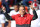 AUBURN, ALABAMA - NOVEMBER 27:  Head coach Nick Saban of the Alabama Crimson Tide reacts during pregame warmups prior to facing the Auburn Tigers at Jordan-Hare Stadium on November 27, 2021 in Auburn, Alabama. (Photo by Kevin C. Cox/Getty Images)