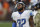 Detroit Lions running back D'Andre Swift watches from the sideline during the second half of an NFL football game against the Cleveland Browns, Sunday, Nov. 21, 2021, in Cleveland. (AP Photo/Ron Schwane)