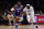 Los Angeles Lakers forward LeBron James (6) defends against Los Angeles Clippers guard Reggie Jackson (1) during the first half of an NBA basketball game in Los Angeles, Friday, Dec. 3, 2021. (AP Photo/Ashley Landis)