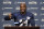 Adrian Peterson, who was signed to the Seattle Seahawks practice squad on Wednesday, talks to reporters Thursday, Dec. 2, 2021, before NFL football practice in Renton, Wash. (AP Photo/Ted S. Warren)