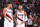 PORTLAND, OR - NOVEMBER 23: CJ McCollum #3 and Damian Lillard #0 of the Portland Trail Blazers talk during the game against the Denver Nuggets on November 23, 2021 at the Moda Center Arena in Portland, Oregon. NOTE TO USER: User expressly acknowledges and agrees that, by downloading and or using this photograph, user is consenting to the terms and conditions of the Getty Images License Agreement. Mandatory Copyright Notice: Copyright 2021 NBAE (Photo by Sam Forencich/NBAE via Getty Images)
