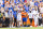 GAINESVILLE, FLORIDA - SEPTEMBER 18: Josh Jobe #28 of the Alabama Crimson Tide reacts to a flag during the second quarter of a game against the Florida Gators at Ben Hill Griffin Stadium on September 18, 2021 in Gainesville, Florida. (Photo by James Gilbert/Getty Images)