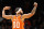PHOENIX, ARIZONA - DECEMBER 10: JaVale McGee #00 of the Phoenix Suns reacts to a three-point shot against the Boston Celtics during the first half of the NBA game at Footprint Center on December 10, 2021 in Phoenix, Arizona. NOTE TO USER: User expressly acknowledges and agrees that, by downloading and or using this photograph, User is consenting to the terms and conditions of the Getty Images License Agreement.  (Photo by Christian Petersen/Getty Images)