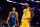LOS ANGELES, CA - OCTOBER 19: Stephen Curry #30 of the Golden State Warriors and LeBron James #6 of the Los Angeles Lakers talk during the game on October 19, 2021 at STAPLES Center in Los Angeles, California. NOTE TO USER: User expressly acknowledges and agrees that, by downloading and/or using this Photograph, user is consenting to the terms and conditions of the Getty Images License Agreement. Mandatory Copyright Notice: Copyright 2021 NBAE (Photo by Adam Pantozzi/NBAE via Getty Images)