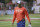 Jackson State head coach Deion Sanders walks the field during an NCAA football game against Louisiana Monroe on Saturday, Sept. 18, 2021, in Monroe, La. (AP Photo/Matthew Hinton)