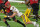 LAS VEGAS, NEVADA - NOVEMBER 27: Quarterback Doug Brumfield #17 of the UNLV Rebels is sacked by linebacker Chad Muma #48 of the Wyoming Cowboys in the second half of their game at Allegiant Stadium on November 27, 2020 in Las Vegas, Nevada. The Cowboys defeated the Rebels 45-14. (Photo by Ethan Miller/Getty Images)