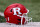 PISCATAWAY, NJ - OCTOBER 09 : A Rutgers Scarlet Knights football helmet sits on the field before a game against the Michigan State Spartans at SHI Stadium on October 9, 2021 in Piscataway, New Jersey. (Photo by Rich Schultz/Getty Images)