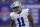 Dallas Cowboys outside linebacker Micah Parsons (11) stands on the field with teammates between plays against the New York Giants during the fourth quarter of an NFL football game, Sunday, Dec. 19, 2021, in East Rutherford, N.J. (AP Photo/Seth Wenig)