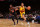 NEW YORK, NY - DECEMBER 25: John Collins #20 of the Atlanta Hawks dribbles the ball during the game against the New York Knicks on December 25, 2021 at Madison Square Garden in New York City, New York. NOTE TO USER: User expressly acknowledges and agrees that, by downloading and or using this photograph, User is consenting to the terms and conditions of the Getty Images License Agreement. Mandatory Copyright Notice: Copyright 2021 NBAE (Photo by Nathaniel S. Butler/NBAE via Getty Images)