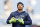 SEATTLE, WASHINGTON - DECEMBER 05: Tyler Lockett #16 of the Seattle Seahawks warms up before the game against the San Francisco 49ers at Lumen Field on December 05, 2021 in Seattle, Washington. (Photo by Steph Chambers/Getty Images)