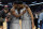 MINNEAPOLIS, MN - APRIL 11: Jimmy Butler #23 and Karl-Anthony Towns #32 of the Minnesota Timberwolves celebrate after winning the game against the Denver Nuggets on April 11, 2018 at the Target Center in Minneapolis, Minnesota. The Timberwolves defeated the Nuggets 112-106. NOTE TO USER: User expressly acknowledges and agrees that, by downloading and or using this Photograph, user is consenting to the terms and conditions of the Getty Images License Agreement. (Photo by Hannah Foslien/Getty Images)