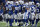 Indianapolis Colts linebacker Darius Leonard (53) calls out the play in the defensive huddle during an NFL football game against the Las Vegas Raiders, Sunday, Jan. 2, 2022, in Indianapolis. (AP Photo/Zach Bolinger)