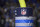 NFL logo on the goalpost pad during an NFL football game, Sunday, Jan. 9, 2022, in Detroit. (AP Photo/Rick Osentoski)
