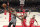 Chicago Bulls' DeMar DeRozan (11) fouls Brooklyn Nets' Kevin Durant (7) as Coby White also defends during the second half of an NBA basketball game Wednesday, Jan. 12, 2022, in Chicago. The Nets won 138-112. (AP Photo/Charles Rex Arbogast)