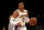 LOS ANGELES, CALIFORNIA - JANUARY 09: Russell Westbrook #0 of the Los Angeles Lakers brings the ball up court during the first quarter  at Crypto.com Arena on January 09, 2022 in Los Angeles, California. NOTE TO USER: User expressly acknowledges and agrees that, by downloading and or using this photograph, User is consenting to the terms and conditions of the Getty Images License Agreement. (Photo by Katelyn Mulcahy/Getty Images)