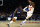 NEW YORK, NEW YORK - JANUARY 18: Anthony Edwards #1 of the Minnesota Timberwolves dribbles as RJ Barrett #9 of the New York Knicks defends during the first half at Madison Square Garden on January 18, 2022 in New York City. NOTE TO USER: User expressly acknowledges and agrees that, by downloading and or using this photograph, User is consenting to the terms and conditions of the Getty Images License Agreement. (Photo by Sarah Stier/Getty Images)