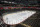 TOLEDO, OH - MARCH 11: The Cincinnati Cyclones and the Toledo Walleye play in an empty arena during a regular season ECHL hockey game on March 11, 2020 at the Huntington Center in Toledo, Ohio. The Toledo Walleye restricted attendance to the game due to the COVID-19 coronavirus outbreak. (Photo by Scott W. Grau/Icon Sportswire via Getty Images)