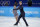 Madison Chock and Evan Bates, of the United States, compete in the team ice dance program during the figure skating competition at the 2022 Winter Olympics, Monday, Feb. 7, 2022, in Beijing. (AP Photo/Natacha Pisarenko)
