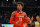 ATLANTA, GA  FEBRUARY 05:  Clemson guard David Collins (13) reacts after being called for a foul during the ACC college basketball game between the Clemson Tigers and the Georgia Tech Yellow Jackets on February 5th, 2022 at Hank McCamish Pavilion in Atlanta, GA.  (Photo by Rich von Biberstein/Icon Sportswire via Getty Images)