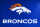 LOS ANGELES, CA - FEBRUARY 08: Detail view of the Denver Broncos logo seen at the Super Bowl Experience on February 08, 2022, at the Los Angeles Convention Center in Los Angeles, CA. (Photo by Ric Tapia/Icon Sportswire via Getty Images)