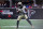 New Orleans Saints running back Alvin Kamara (41) catches a pass during the first half of an NFL football game against the Atlanta Falcons, Sunday, Jan. 9, 2022, in Atlanta. The New Orleans Saints won 30-20. (AP Photo/Danny Karnik)