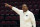Providence head coach Ed Cooley conducts practice for the NCAA men's college basketball tournament Thursday, March 24, 2022, in Chicago. Providence faces Kansas in a Sweet 16 game on Friday. (AP Photo/Charles Rex Arbogast)