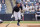 New York Yankees' Aaron Judge hits a solo home run during the first inning of a spring training baseball game against the Atlanta Braves, Saturday, April 2, 2022, in Tampa, Fla. (AP Photo/Lynne Sladky)